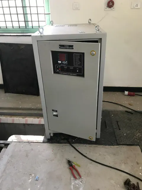 Controlled power supply cabinet